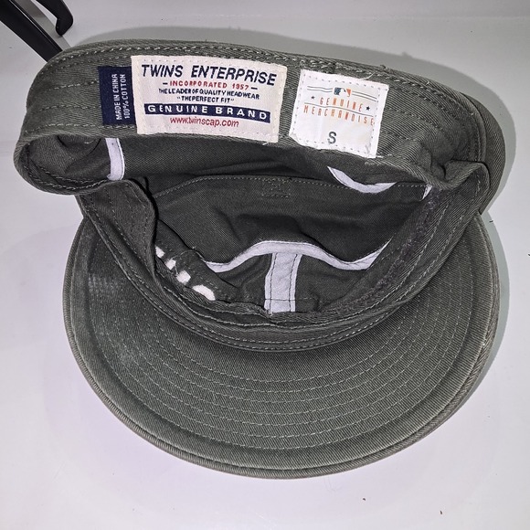 Twins Enterprise Cubs Y2k Hat With Embroidery Army Green Size S Fitted Womens - Picture 5 of 5